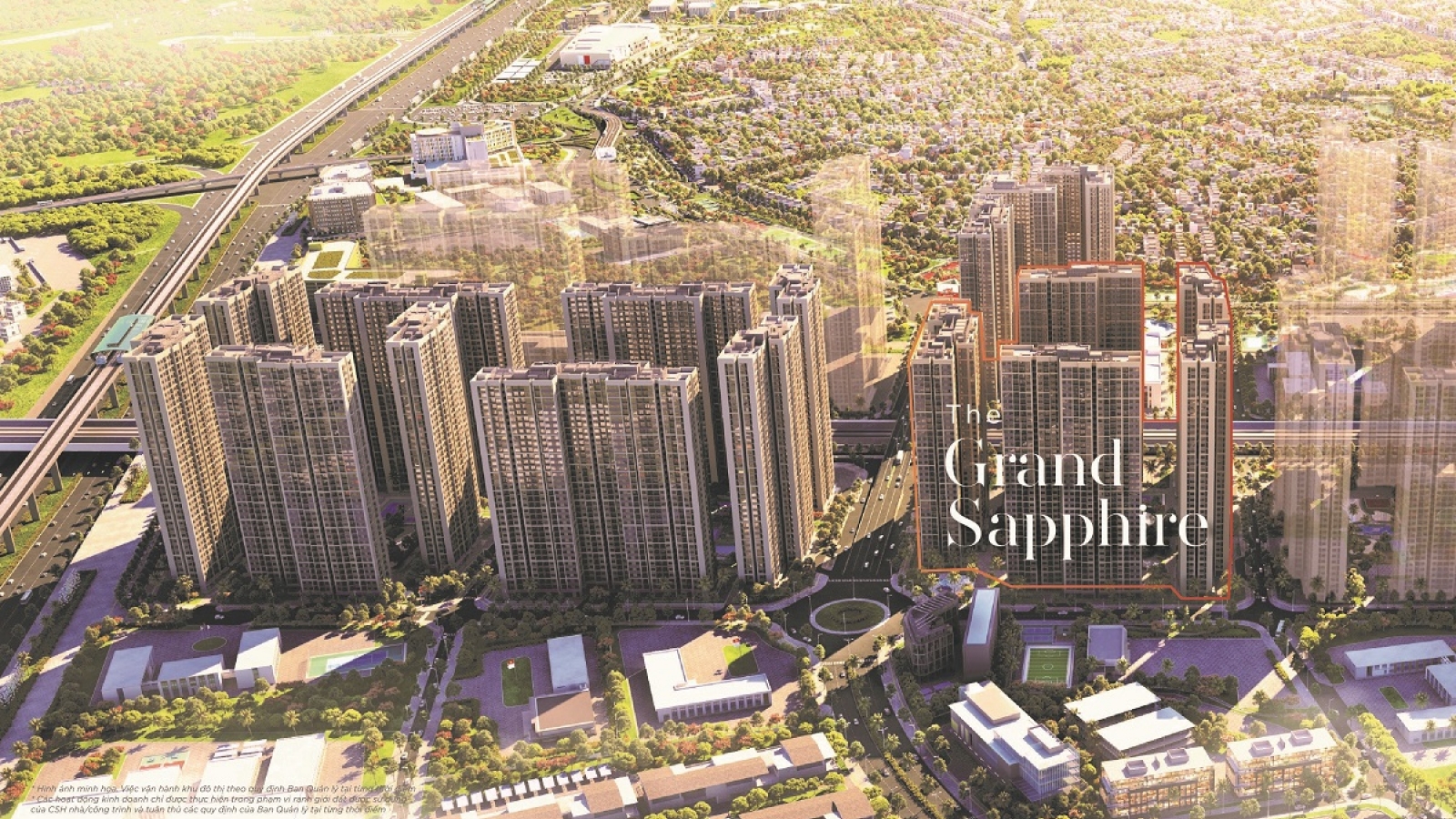 Sức hút từ “tọa độ hoàng kim” của toà căn hộ Grand Sapphire 2 Vinhomes Smart City