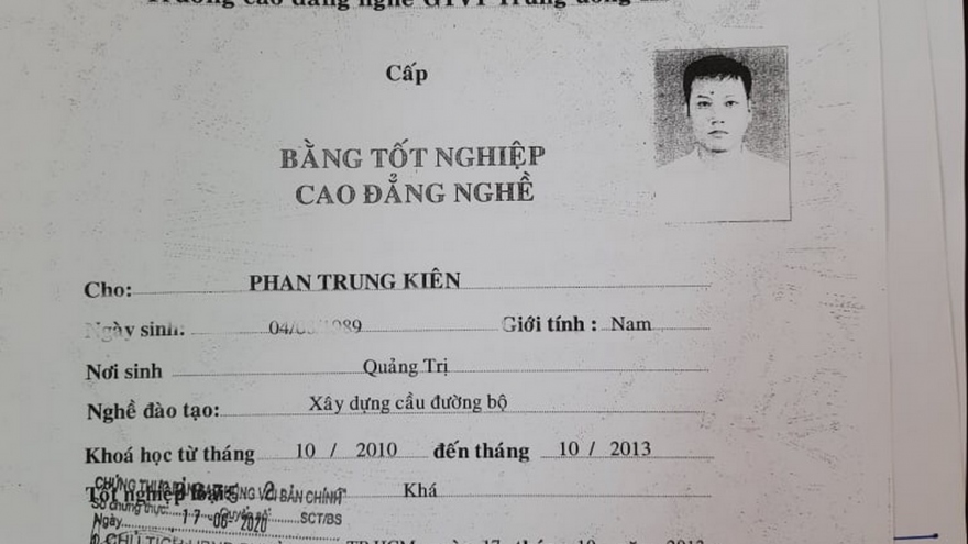 Thu hồi chứng nhận dạy thực hành lái xe B2 với hai người dùng bằng giả