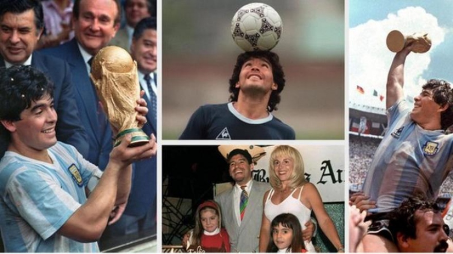 Sự nghiệp vinh quang của Diego Maradona qua ảnh