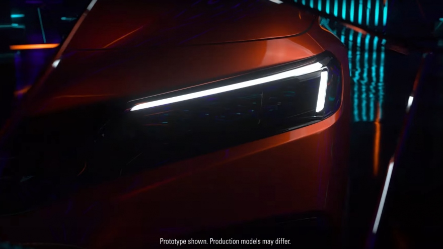 Lộ diện Honda Civic Sedan 2022 trước khi ra mắt vào tuần tới