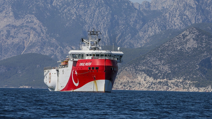 Thổ Nhĩ Kỳ tiếp tục gia hạn hoạt động thăm dò của tàu Oruc Reis tại Đông Địa Trung Hải