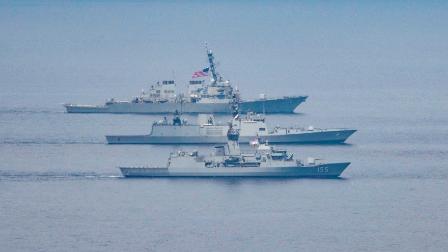 Ấn Độ, Mỹ, Nhật, Australia bắt đầu giai đoạn 2 Tập trận Hải quân Malabar