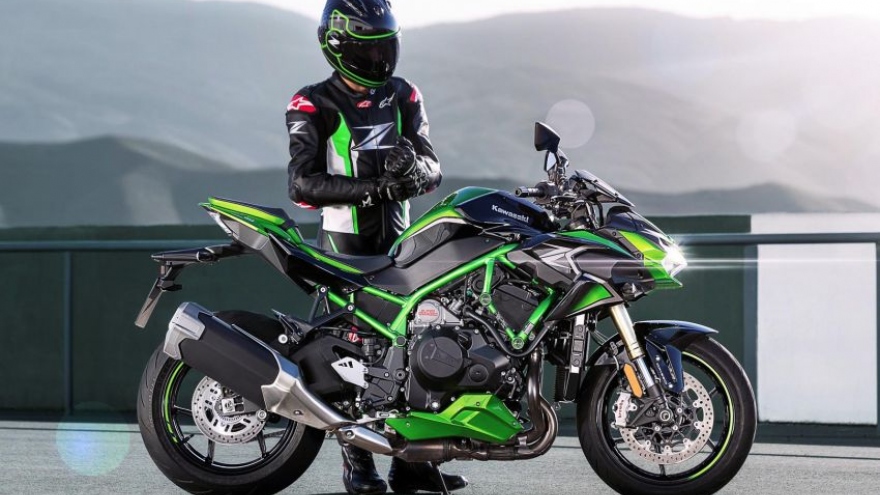 Kawasaki Z H2 SE 2021 trang bị hệ thống treo điện tử