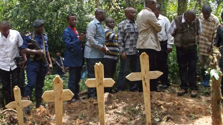 Thảm sát bằng súng ở Congo làm ít nhất 20 người thiệt mạng