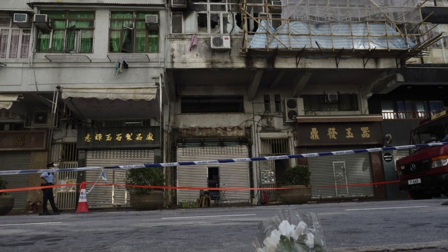 Cháy chung cư ở Hong Kong (Trung Quốc): 7 người thiệt mạng, 7 người nguy kịch