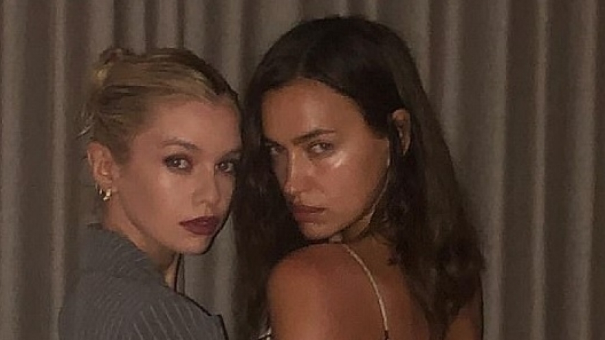 Irina Shayk đọ dáng nóng bỏng bên "tình cũ" Kristen Stewart