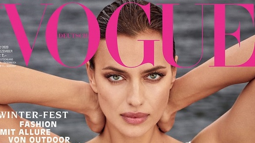 Siêu mẫu Irina Shayk nóng bỏng trên trang bìa tạp chí Vogue Đức