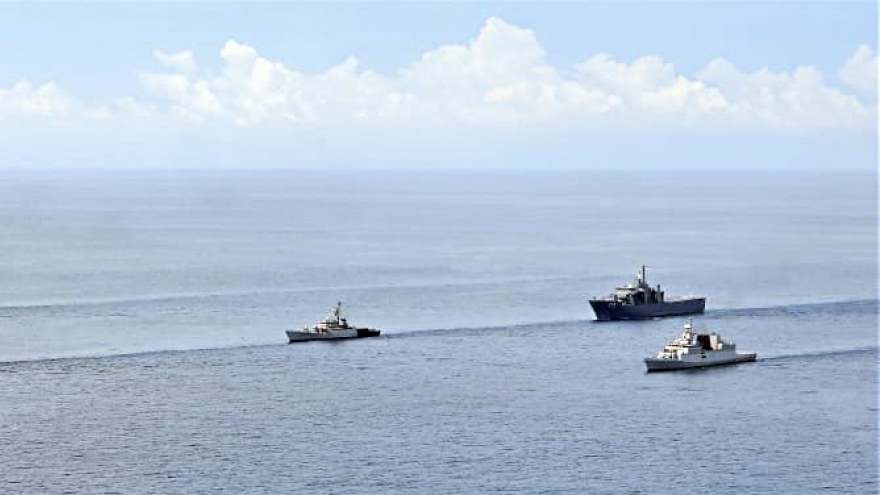 Ấn Độ, Singapore và Thái Lan tập trận tại Ấn Độ Dương