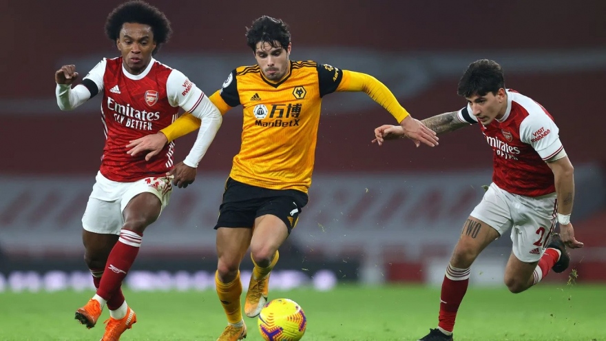 Công cùn thủ kém, Arsenal "gục ngã" trước Wolves