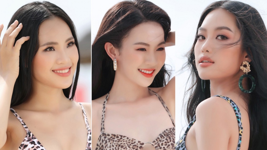 Finalists of Miss Vietnam pageant compete in swimsuit sub-contest