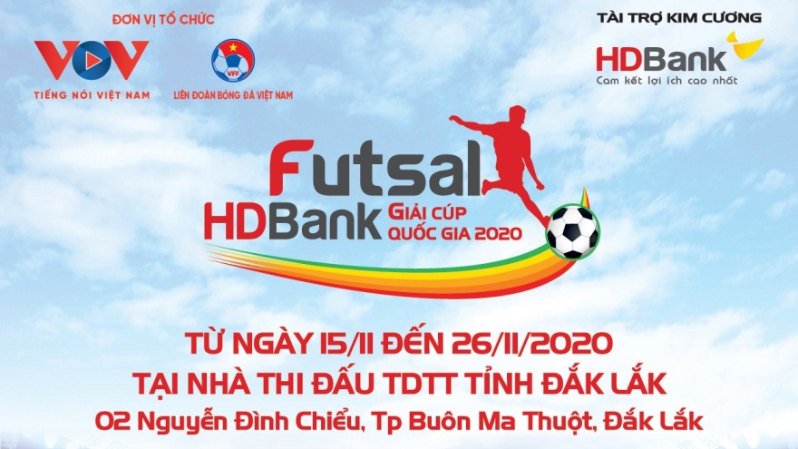 Xem trực tiếp Futsal HDBank Cúp Quốc gia 2020: Quảng Nam vs Cao Bằng