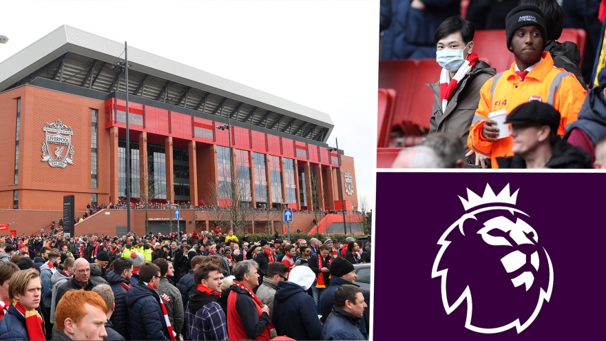 Liverpool, Arsenal sắp đón khán giả trở lại, sân Old Trafford của MU vẫn phải đóng cửa 