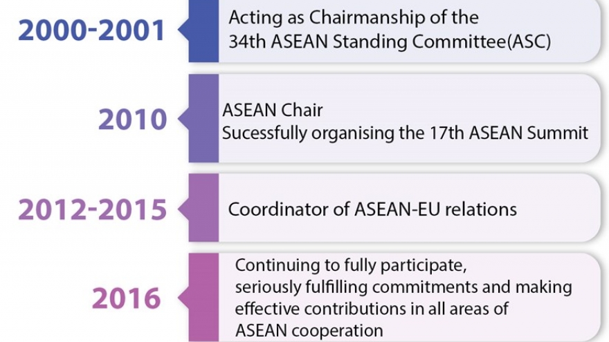 Vietnam's hallmarks in ASEAN