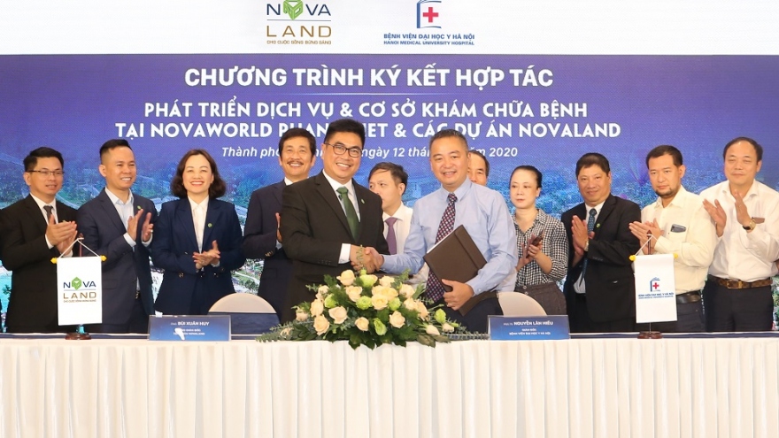 Tập đoàn Novaland và Bệnh viện Đại học Y Hà Nội hợp tác phát triển dịch vụ y tế