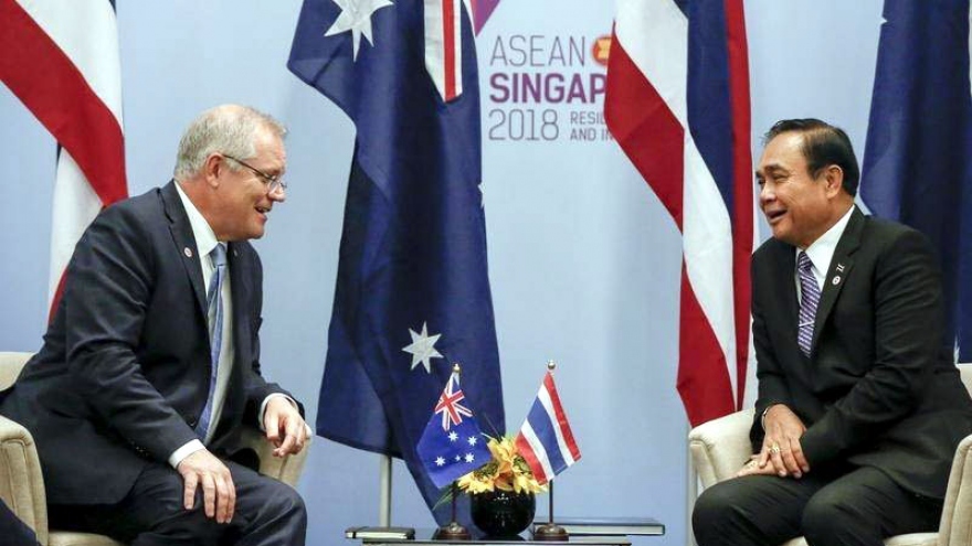 Australia nâng cấp quan hệ đối tác chiến lược với Thái Lan