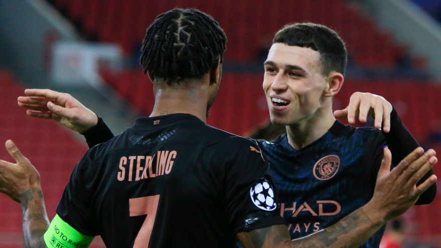 Thắng nhẹ Olympiakos, Man City vào vòng 1/8 Champions League