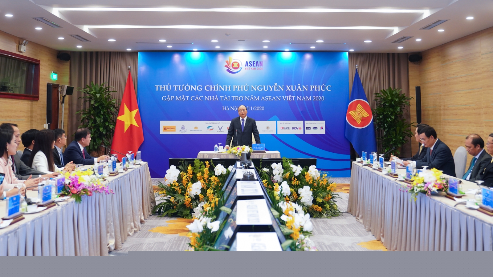 Thủ tướng đánh giá cao các nhà tài trợ Hội nghị Cấp cao ASEAN 37