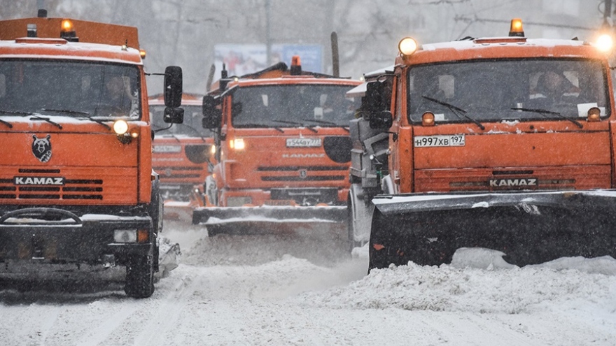 Bí kíp giúp người Moscow (Nga) đối phó với tuyết và băng mỗi mùa đông