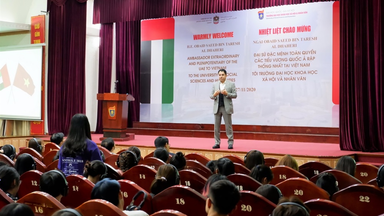 Đại sứ UAE chia sẻ kinh nghiệm quý về phát triển đất nước với giới trẻ Việt Nam