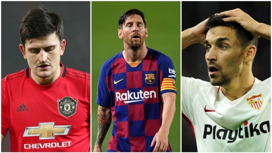 10 cầu thủ thi đấu nhiều phút nhất năm 2020: MU áp đảo, Messi không dẫn đầu