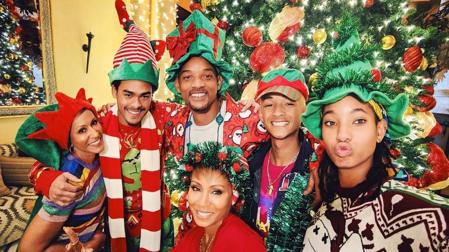 Các gia đình nổi tiếng tại Hollywood đón Giáng sinh ra sao?
