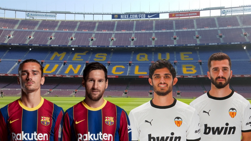 Dự đoán kết quả, đội hình xuất phát trận Barca - Valencia