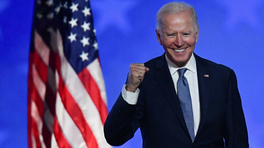 Joe Biden tuyên bố chiến thắng, kêu gọi nước Mỹ sang trang mới đoàn kết và hàn gắn