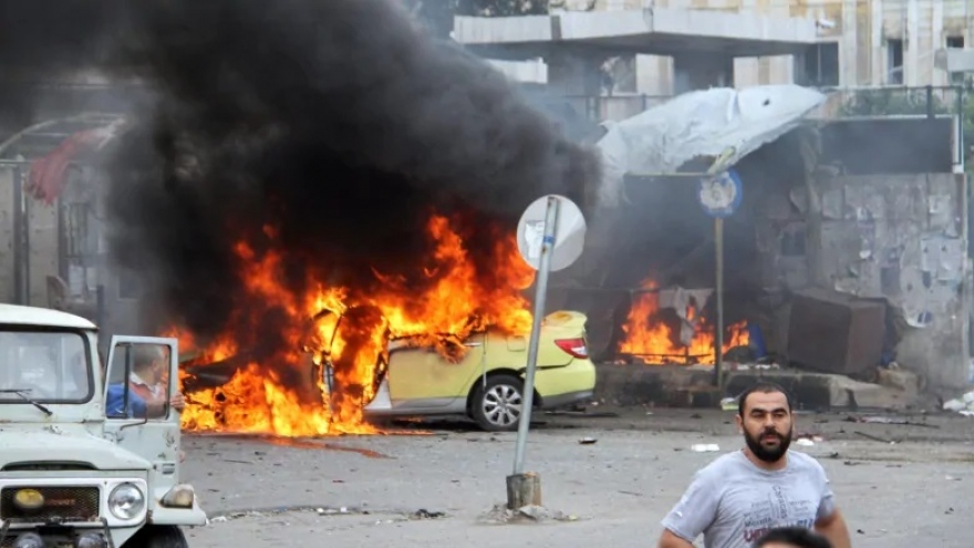 Tấn công xe bus ở Syria, 28 người thiệt mạng
