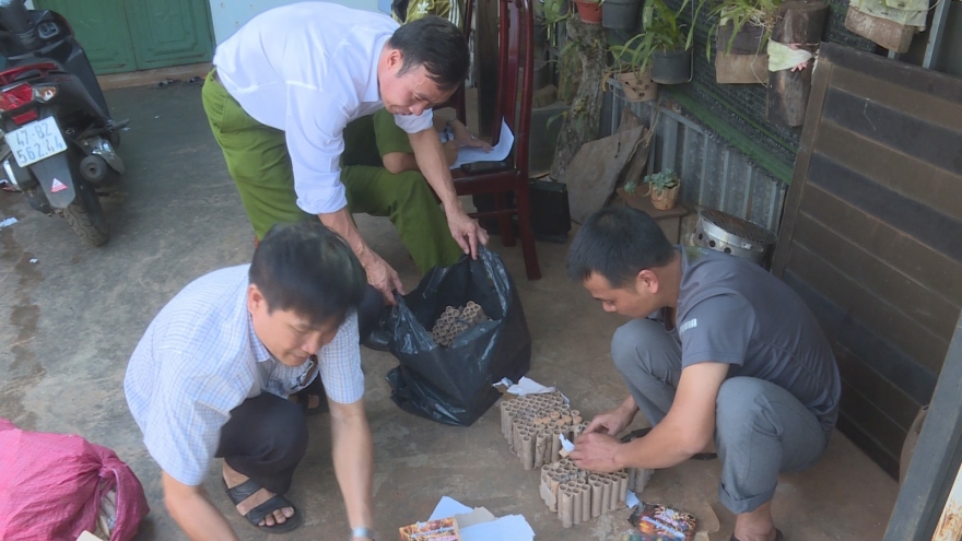 Khởi tố đối tượng mua pháo từ Gia Lai về Đắk Lắk tiêu thụ 