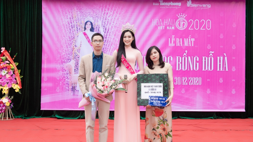 Hoa hậu Đỗ Thị Hà ra mắt quỹ học bổng mang tên mình