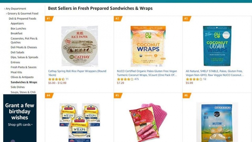 Vietnamese sales on Amazon exceed US$1 million