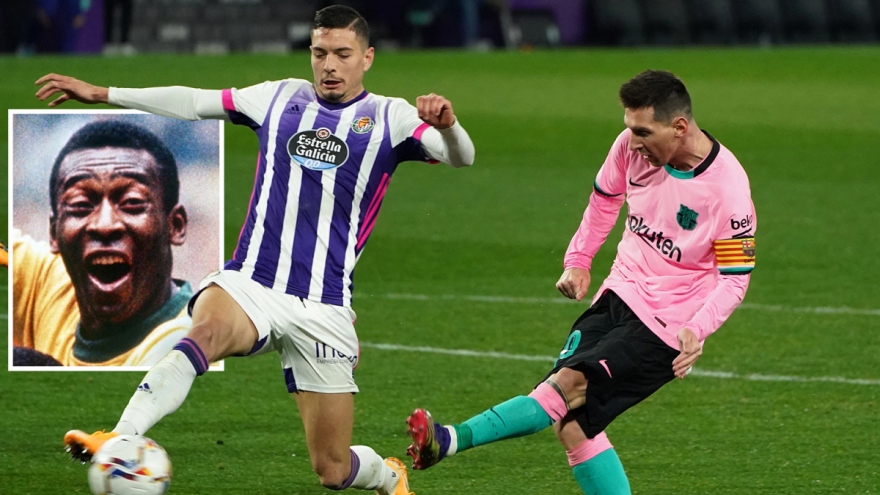 Lionel Messi phá kỷ lục của “Vua bóng đá” Pele 