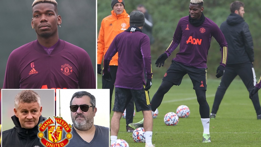 Mino Raiola: "Paul Pogba không còn tương lai ở MU"