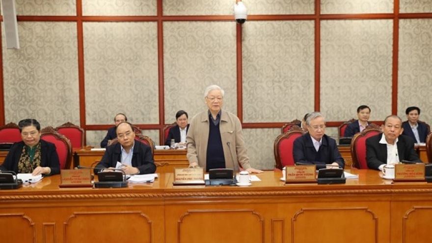 Politburo discusses finalisation of National Party Congress documents