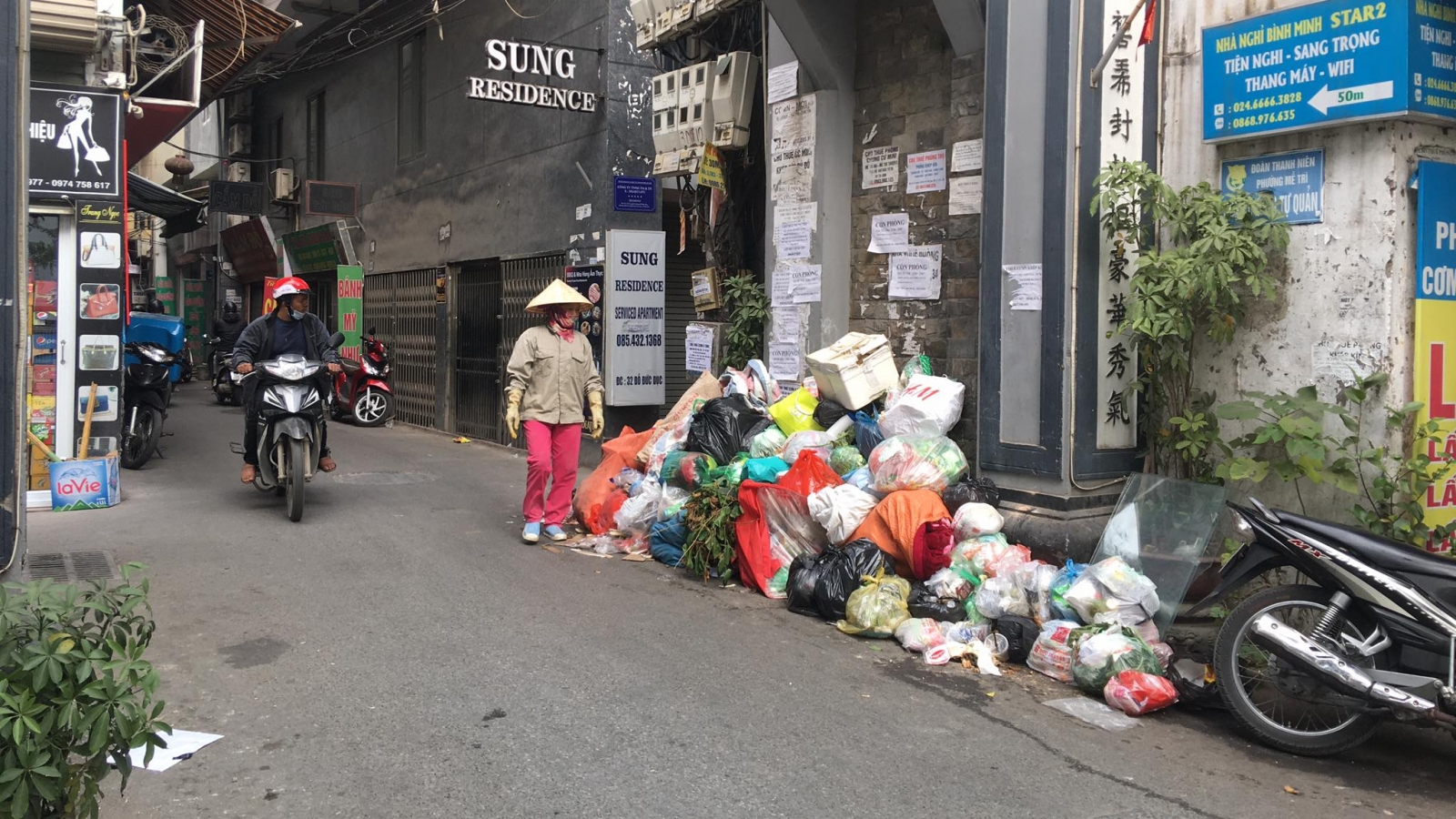Rác tại Hà Nội tồn đọng lớn vì những lời hứa suông của lãnh đạo công ty Minh Quân