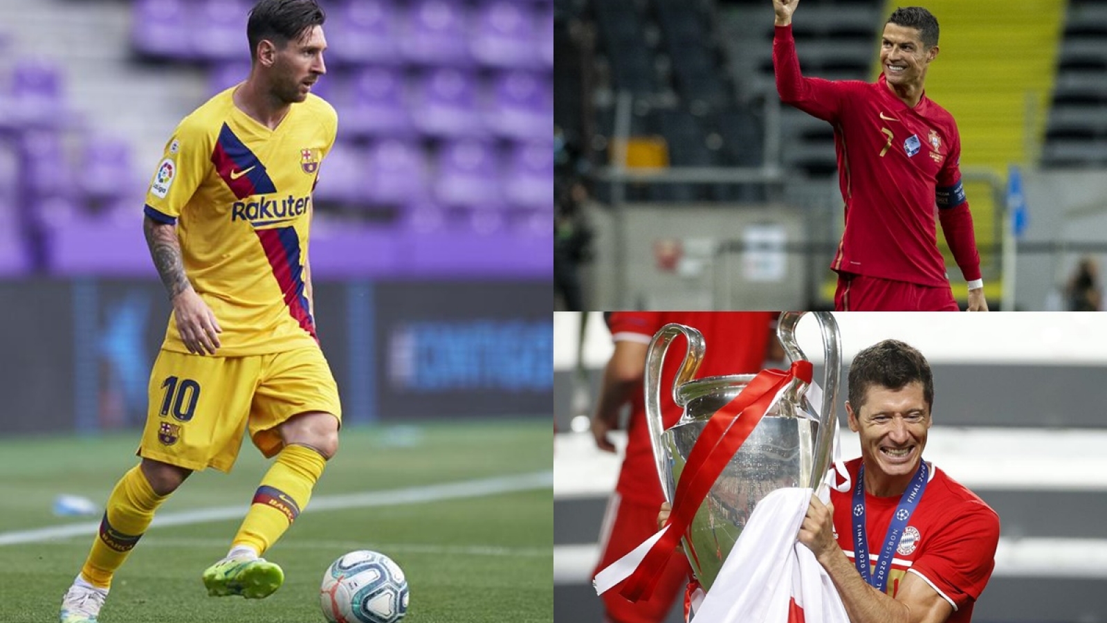 Top 10 cầu thủ giàu nhất thế giới năm 2020: Messi đánh bại Ronaldo