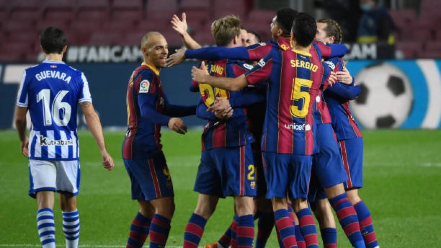 Messi ghi dấu ấn, Barca ngược dòng hạ đội đầu bảng La Liga 