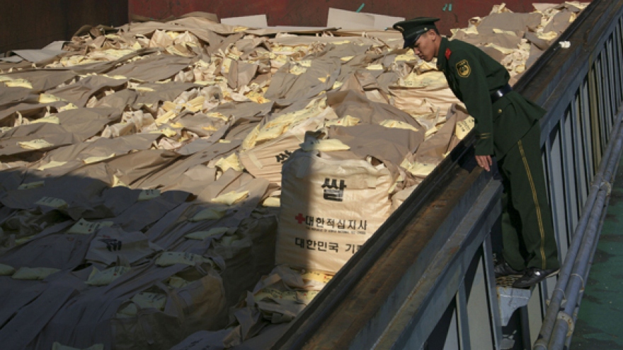 Triều Tiên nhận hơn 10 triệu USD viện trợ lương thực từ 6 nước trong năm 2020