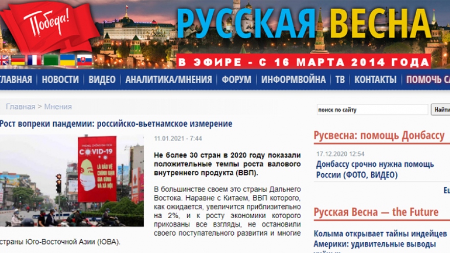 Russian paper highlights impressive Vietnamese economic growth 