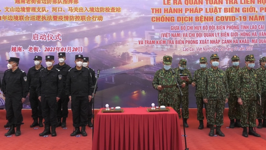 Mở màn tuần tra liên hợp đặc biệt năm Covid-19 thứ hai trên biên giới Việt – Trung