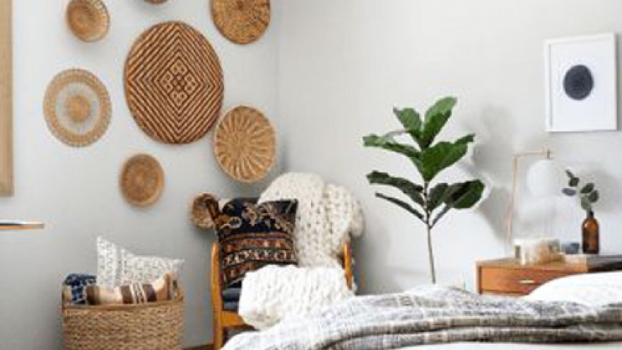 5 ý tưởng trang trí bằng giỏ đan lát giúp nhà thêm xinh và phong cách