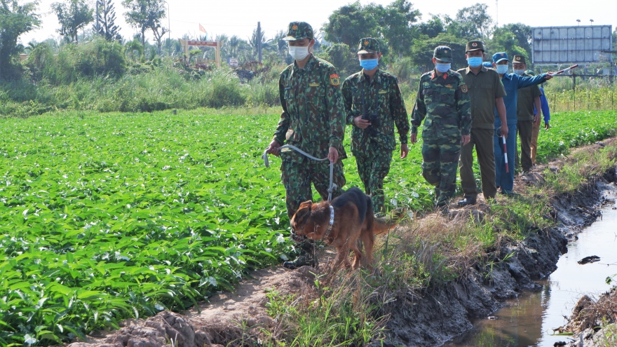 Quân và dân khu vực biên giới An Giang chung sức phòng, chống dịch Covid-19