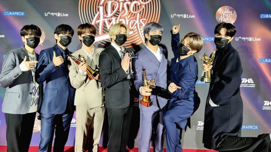 BTS lập kỷ lục tại "giải Grammy Hàn Quốc"