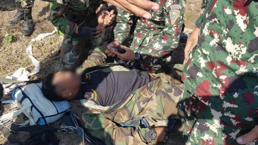 Một Thiếu tá lực lượng đặc nhiệm Campuchia tử nạn khi nhảy dù
