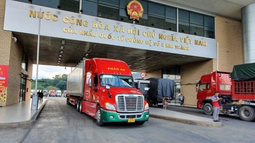 Import-export value through Lao Cai’s border gates declines due to COVID-19