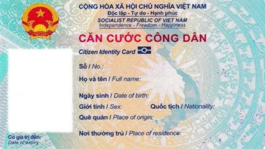 Chi tiết mẫu thẻ căn cước công dân gắn chíp điện tử