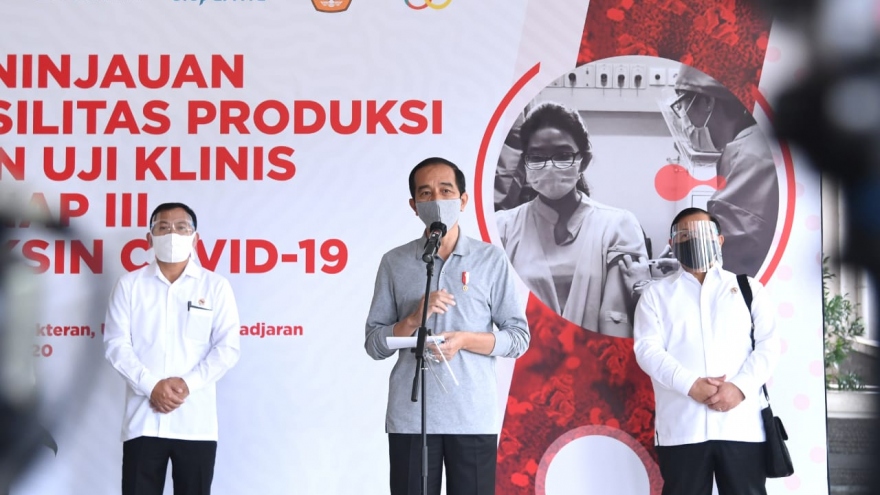 Tổng thống Indonesia nhận mũi tiêm vaccine ngừa Covid-19 đầu tiên vào ngày mai