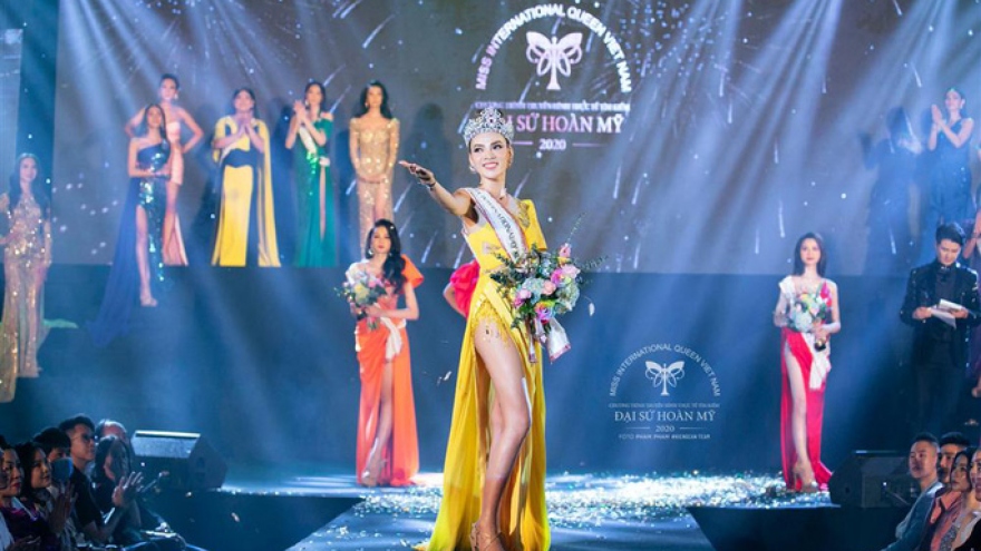 Phuong Truong Tran Dai wins Miss International Queen Vietnam title