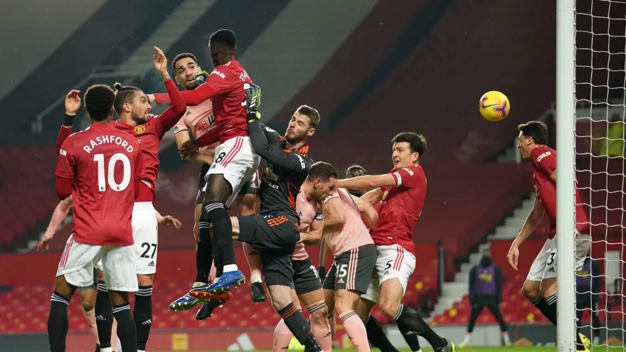 Thua sốc Sheffield United, MU không thể đòi lại ngôi đầu bảng Ngoại hạng Anh