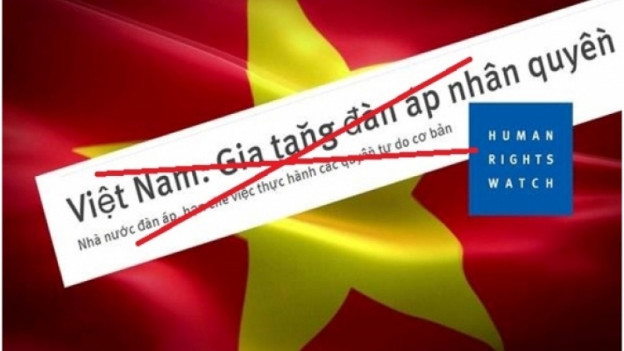 Another "out of tune” voice intentionally distorts Vietnamese situation